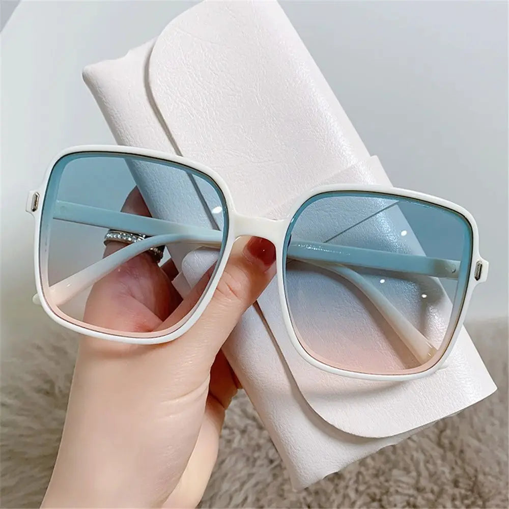Chic Oversized Vintage Square Sunglasses