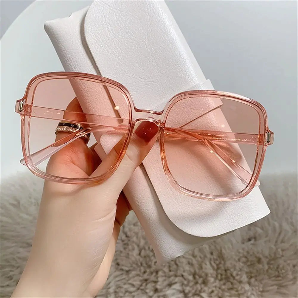 Chic Oversized Vintage Square Sunglasses