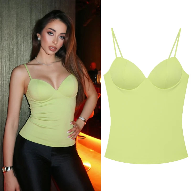 Sleek Satin Corset Crop Top