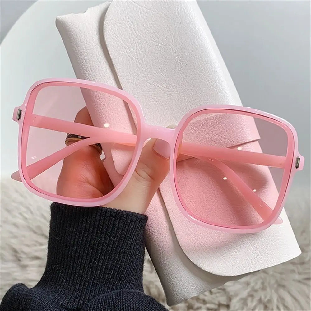 Chic Oversized Vintage Square Sunglasses