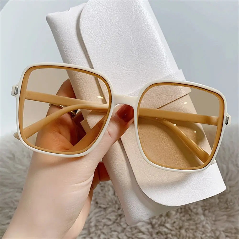 Chic Oversized Vintage Square Sunglasses