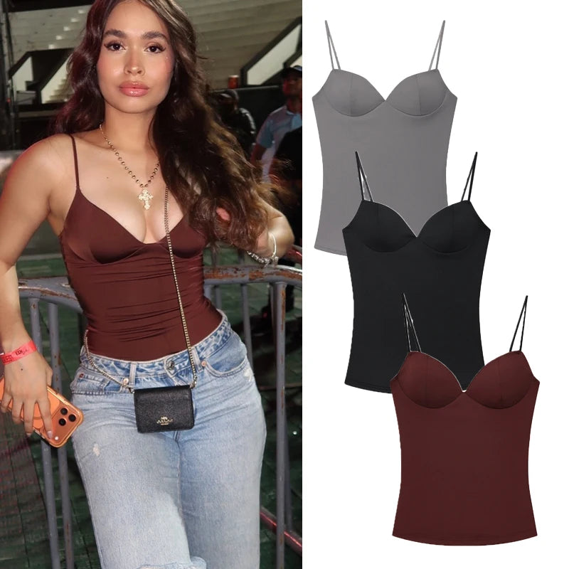 Sleek Satin Corset Crop Top