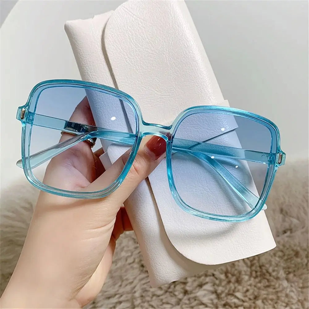 Chic Oversized Vintage Square Sunglasses